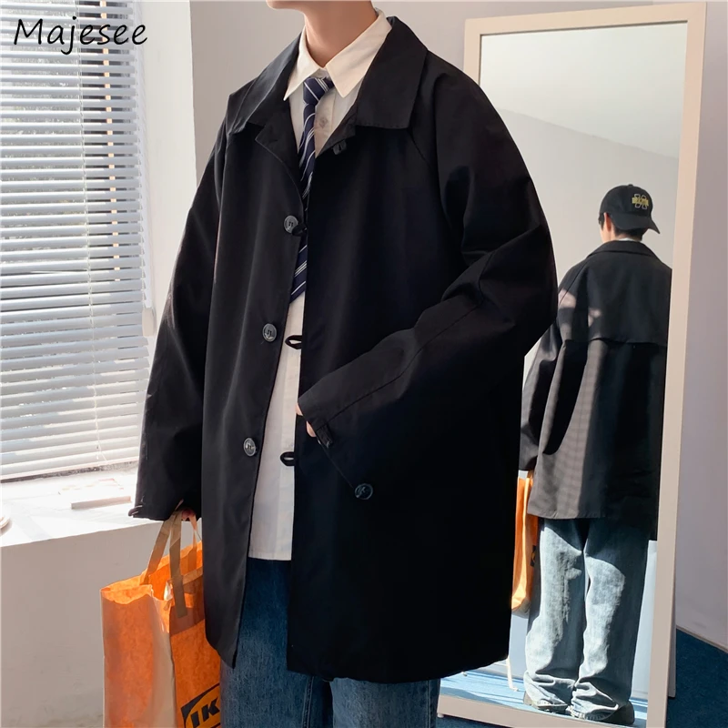 Trench Men Korean Style Trendy Handsome Clothing Spring Loose Casual High Street Plus Size Solid Daily Fashion 90's Streetwear
Trench Men Korean Style Trendy Handsome Clothing Spring Loose Casual High Street Plus Size Solid Daily Fashion 90's Streetwear