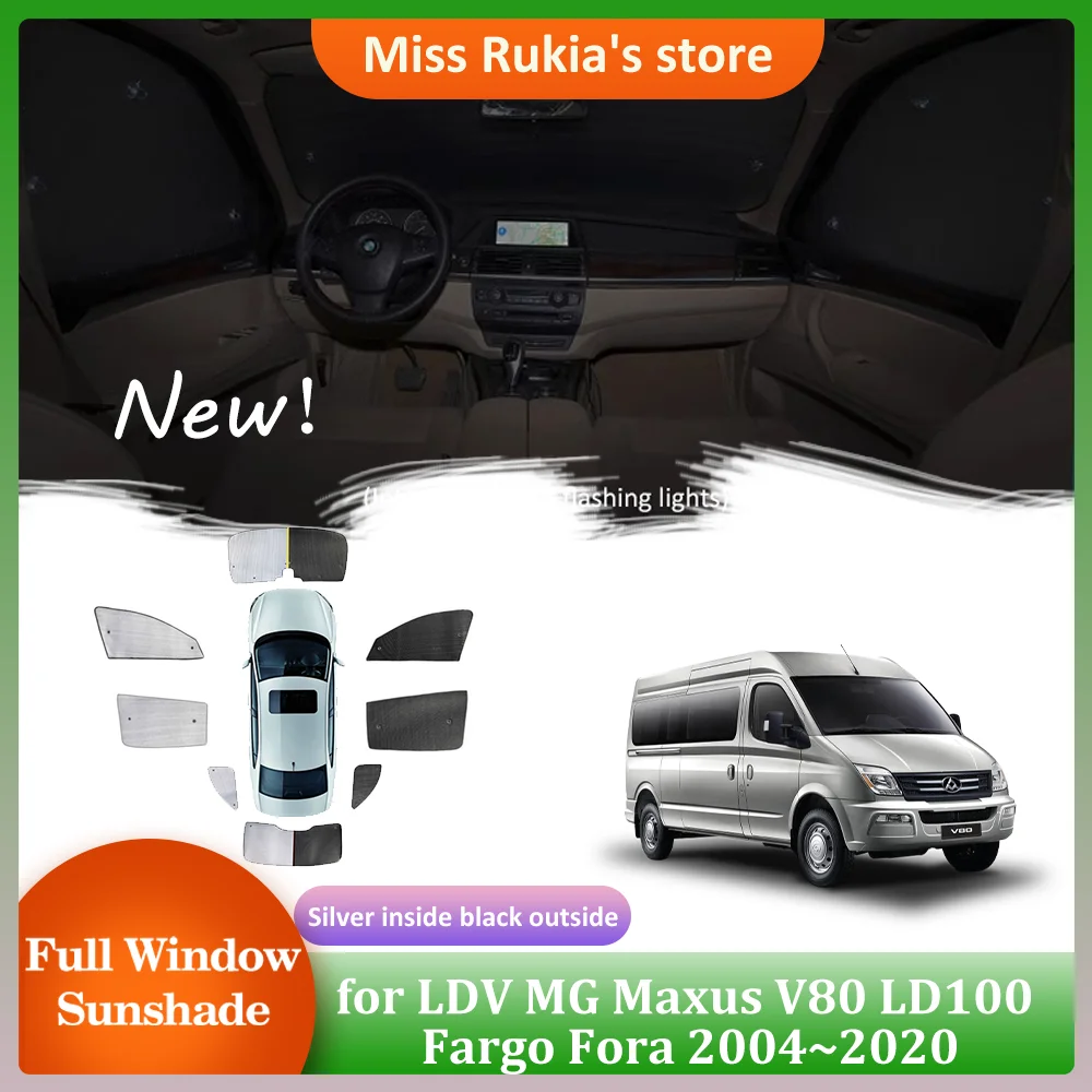 Car Sunshades for LDV MG Maxus V80 LD100 Fargo Fora 2004~2020 Windows Sun Visor Windshield Curtain Sunroof Cover Part Accessorie
Car Sunshades for LDV MG Maxus V80 LD100 Fargo Fora 2004~2020 Windows Sun Visor Windshield Curtain Sunroof Cover Part Accessorie
