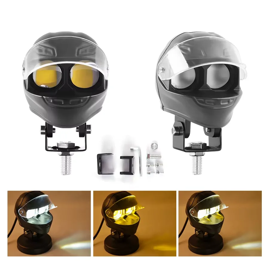 HYNBYZJ Motorcycle LED Headlight White High low beam Projector Lens Scooter ATV Driving Lamp Fog Light Auxiliary Spotlight Lamp
HYNBYZJ Motorcycle LED Headlight White High low beam Projector Lens Scooter ATV Driving Lamp Fog Light Auxiliary Spotlight Lamp