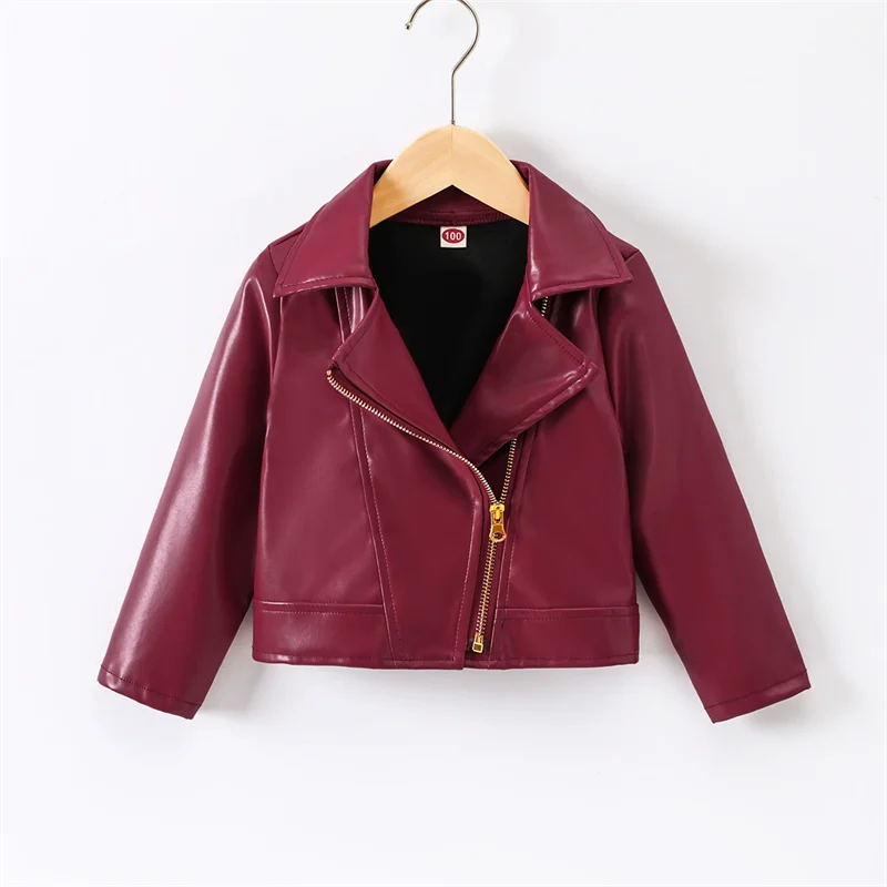 Girls Leather Jackets 2026 Spring Kids Cycling PU Leather Coats Autumn Children's Fashion Turn-down Clothing 2-6 Years Old
Girls Leather Jackets 2026 Spring Kids Cycling PU Leather Coats Autumn Children's Fashion Turn-down Clothing 2-6 Years Old