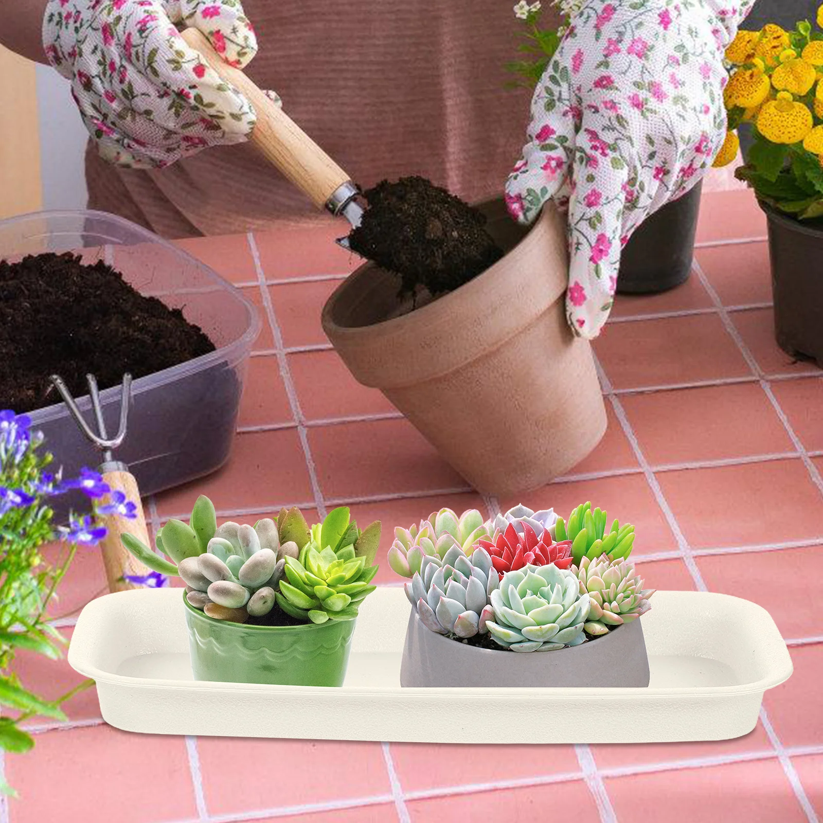 3 Pcs Waterproof Tray Plant Trays Rectangular Saucer Outdoor for Plants Oblong Coasters Plastic Large Planter Rectangle Pot
3 Pcs Waterproof Tray Plant Trays Rectangular Saucer Outdoor for Plants Oblong Coasters Plastic Large Planter Rectangle Pot