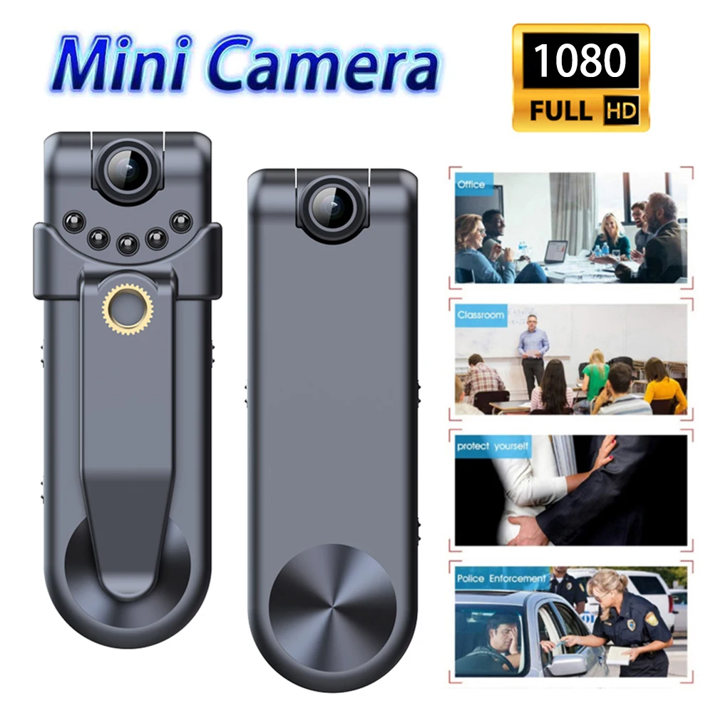 HD 1080P Mini Digital Camera Portable Infrared Night Vision Camcorder Body Cam Outdoor Sports DV Video Recorder Worn Police Cam
HD 1080P Mini Digital Camera Portable Infrared Night Vision Camcorder Body Cam Outdoor Sports DV Video Recorder Worn Police Cam