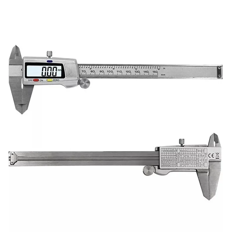 High Precision 0-150MM Industrial Vernier Caliper New Large Screen Stainless Steel Digital Display Manual Power Measuring Tool
High Precision 0-150MM Industrial Vernier Caliper New Large Screen Stainless Steel Digital Display Manual Power Measuring Tool