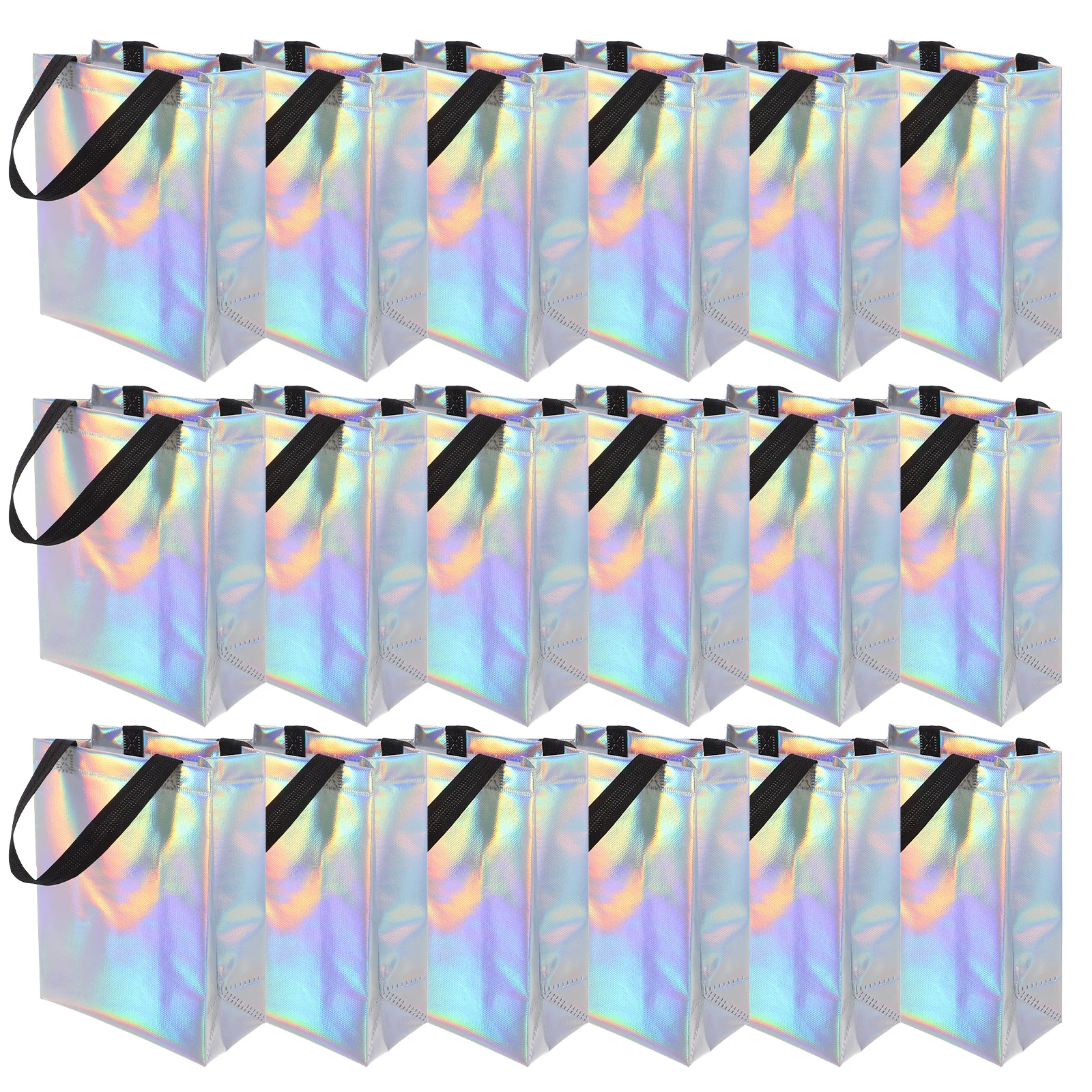 20 Pcs Gift Bags Iridescent Non Woven Waterproof Reusable Party Favor Packaging Bags Present Wrapping Container
20 Pcs Gift Bags Iridescent Non Woven Waterproof Reusable Party Favor Packaging Bags Present Wrapping Container