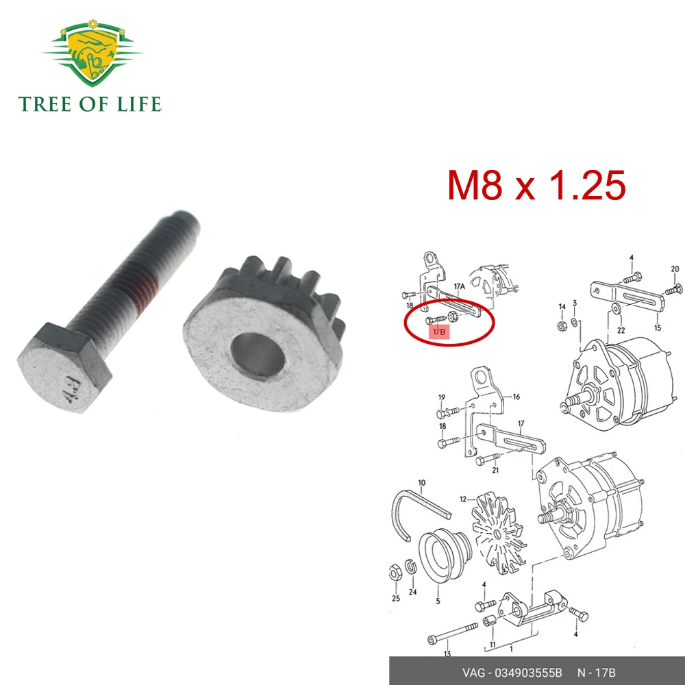 M8 NEW ALTERNATOR ADJUSTING BOLT FOR VW GOLF MK2 MK1 GTI SCIROCCO T25 T4 C78 025903253D 026903555A 034903555B 068903253F 7198585
M8 NEW ALTERNATOR ADJUSTING BOLT FOR VW GOLF MK2 MK1 GTI SCIROCCO T25 T4 C78 025903253D 026903555A 034903555B 068903253F 7198585