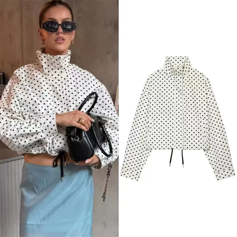 2026 Summer New Style Women's Jacket White Polka Dot Long Sleeve Simple Loose Jacket Casual Fashion Easy to Match
2026 Summer New Style Women's Jacket White Polka Dot Long Sleeve Simple Loose Jacket Casual Fashion Easy to Match
