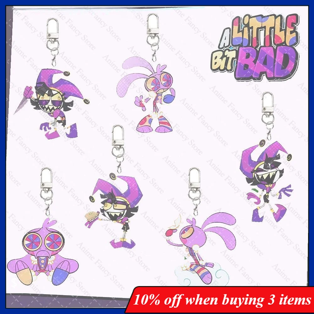 Digital Circus Style Cartoo Jax Re-ceration Acrylic Keychain Pomni Fan Character Acrylic Keychain Cute Backpack Hanging Pendant
Digital Circus Style Cartoo Jax Re-ceration Acrylic Keychain Pomni Fan Character Acrylic Keychain Cute Backpack Hanging Pendant