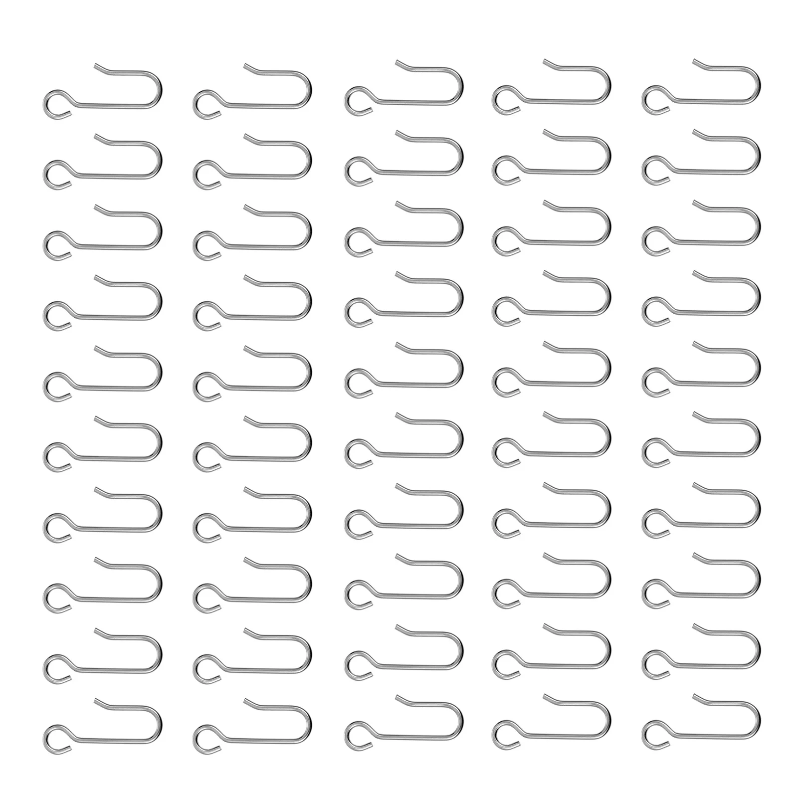 100Pcs Stainless Steel Curtain Hooks S Hold No Bend for Home Office Bedroom Bathroom Storage Room Easy Installation
100Pcs Stainless Steel Curtain Hooks S Hold No Bend for Home Office Bedroom Bathroom Storage Room Easy Installation
