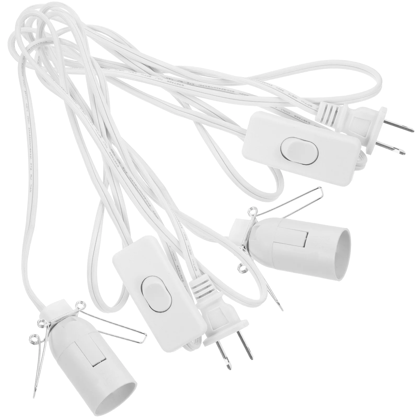 2 Pcs Light Bulb Socket Cord Power for Lamp Replacement Salt with Plug Wire Pull Lamps
2 Pcs Light Bulb Socket Cord Power for Lamp Replacement Salt with Plug Wire Pull Lamps