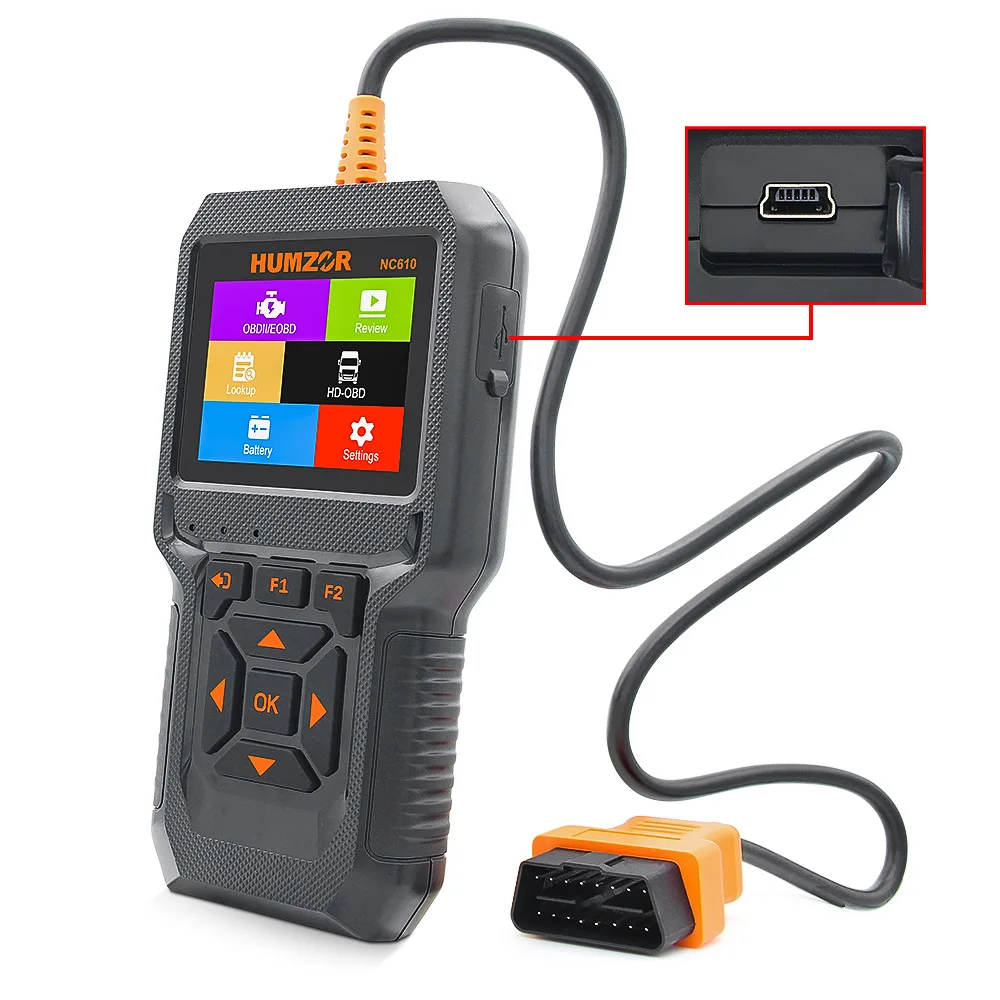 Автомобиль Грузовик 2 В 1 OBD2 Диагностический инструмент Считыватель кодов Humzor NC610 ДЛЯ 12 В/24 В OBD2 Сканер DTC Look UP Check Engine Light Инструменты
Автомобиль Грузовик 2 В 1 OBD2 Диагностический инструмент Считыватель кодов Humzor NC610 ДЛЯ 12 В/24 В OBD2 Сканер DTC Look UP Check Engine Light Инструменты