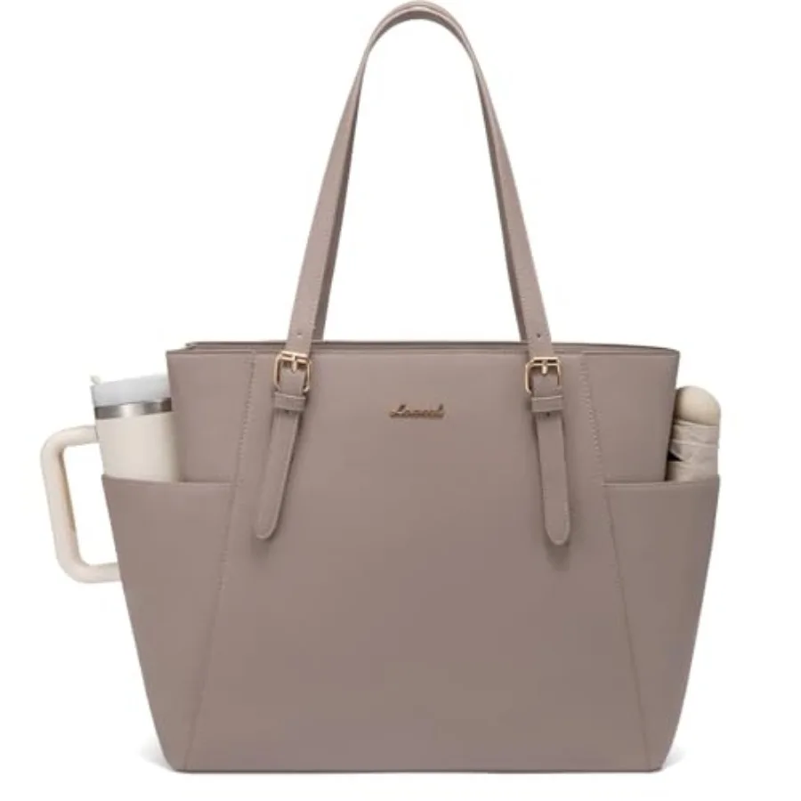 Laptop Tote Bag for Women With Large Cup Holder, Leather Work Tote Bag for Women, Professional Computer Briefcase Business Teac
Laptop Tote Bag for Women With Large Cup Holder, Leather Work Tote Bag for Women, Professional Computer Briefcase Business Teac