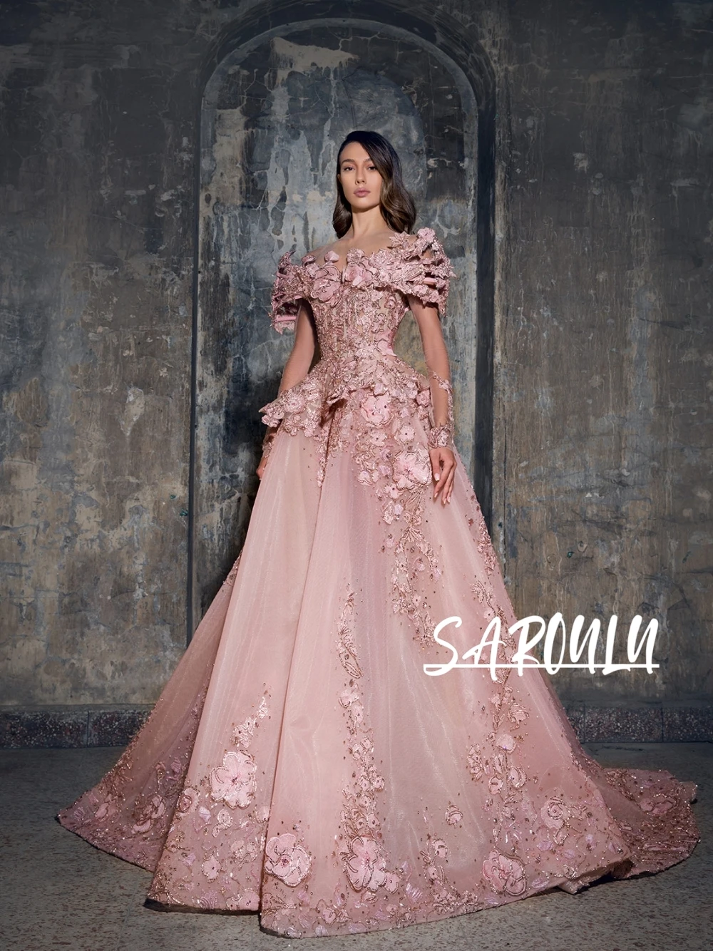 2026 Fantasy Pink Floral Evening Dress Romantic Shiny Off-the-shoulder A Line Customized Gorgeous Plus Size Wedding Party Gown
2026 Fantasy Pink Floral Evening Dress Romantic Shiny Off-the-shoulder A Line Customized Gorgeous Plus Size Wedding Party Gown