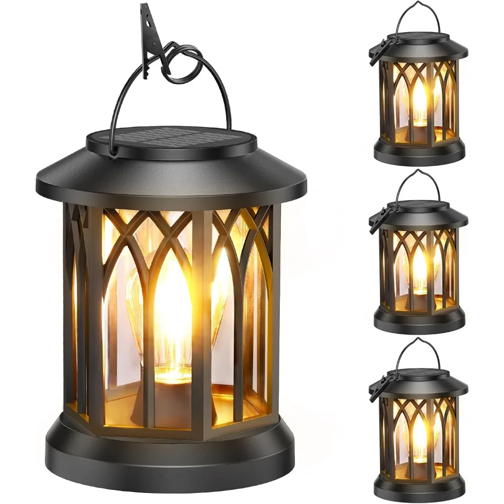 4 packs of solar lanterns for outdoor hanging, upgraded waterproof lanterns for over 12 hours
4 packs of solar lanterns for outdoor hanging, upgraded waterproof lanterns for over 12 hours