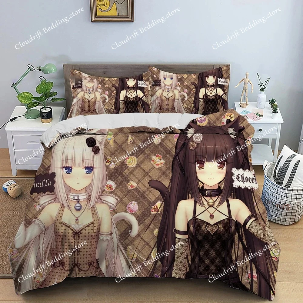 Anime Nekopara Sexy Girl Bedding Set Boys Girls Twin Queen Size Duvet Cover Pillowcase Bed Kids Adult Home Textileextile
Anime Nekopara Sexy Girl Bedding Set Boys Girls Twin Queen Size Duvet Cover Pillowcase Bed Kids Adult Home Textileextile