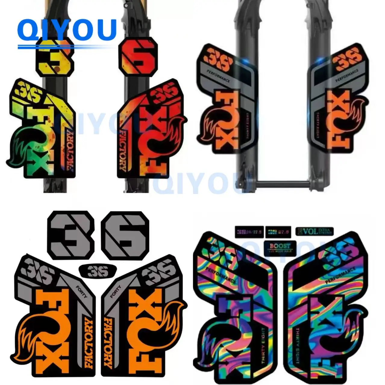 Foxs Stickers 36 38 34 All Terrain Bicycle Front Fork Suspension Shock Absorber Motorcycle Suspension PVC Accessories Car Decal
Foxs Stickers 36 38 34 All Terrain Bicycle Front Fork Suspension Shock Absorber Motorcycle Suspension PVC Accessories Car Decal