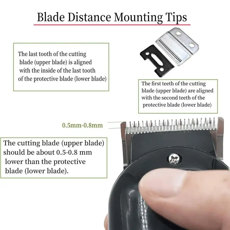 M04K Professional Adjustable Clippers Blades For Wahl 8148 8504 Precision 2 Holes Adjustable Hair Clipper Parts Blade
M04K Professional Adjustable Clippers Blades For Wahl 8148 8504 Precision 2 Holes Adjustable Hair Clipper Parts Blade
