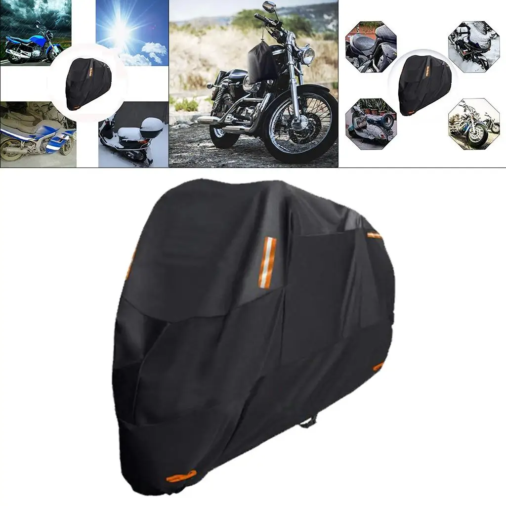 Vehicle Motorcycles Cover Waterproof Night Reflective Tear against Dust Rain Windproof with Lock-holes & Storage Bag
Vehicle Motorcycles Cover Waterproof Night Reflective Tear against Dust Rain Windproof with Lock-holes & Storage Bag
