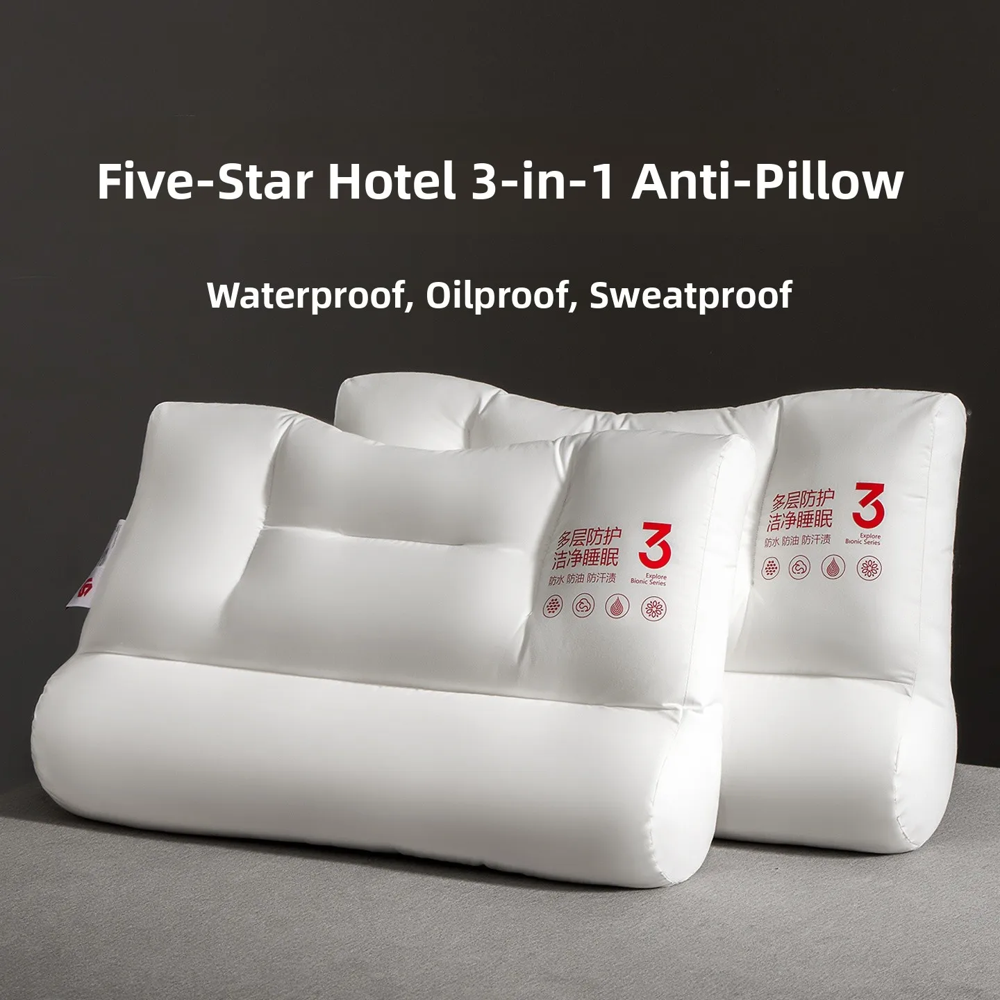 High-Quali Hotel-Stand Rectangle Polyester Fiber Pillow Men's Tee-Proof Non-Sagging Pillow for Home Use And Hotels
High-Quali Hotel-Stand Rectangle Polyester Fiber Pillow Men's Tee-Proof Non-Sagging Pillow for Home Use And Hotels
