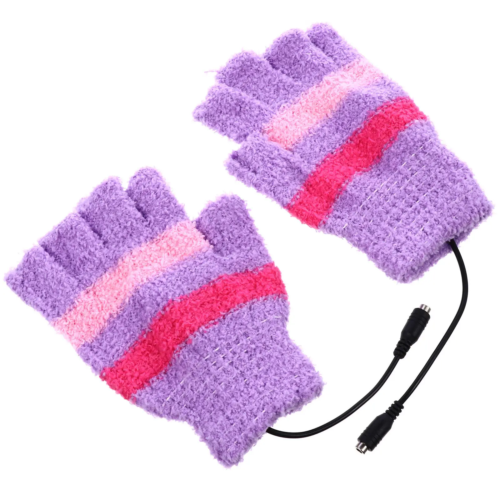 1Pair USB Heated Half Finger Woolen Gloves Winter Thermal Electric Hand Warmer Gloves for Typing Gaming Skiing Outdoor Use
1Pair USB Heated Half Finger Woolen Gloves Winter Thermal Electric Hand Warmer Gloves for Typing Gaming Skiing Outdoor Use