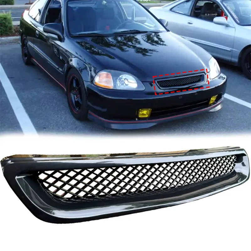 Fits 1996 1997 1998 Honda Civic EJ EK JDM Type R Black Mesh Front Upper Grille
Fits 1996 1997 1998 Honda Civic EJ EK JDM Type R Black Mesh Front Upper Grille