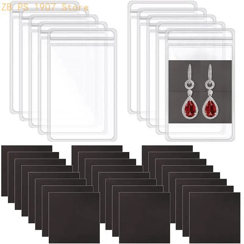 100 Pack Anti Tarnish Tabs Non-Abrasive Stripes Zipper Bags for Jewelry Silver 55KA
100 Pack Anti Tarnish Tabs Non-Abrasive Stripes Zipper Bags for Jewelry Silver 55KA