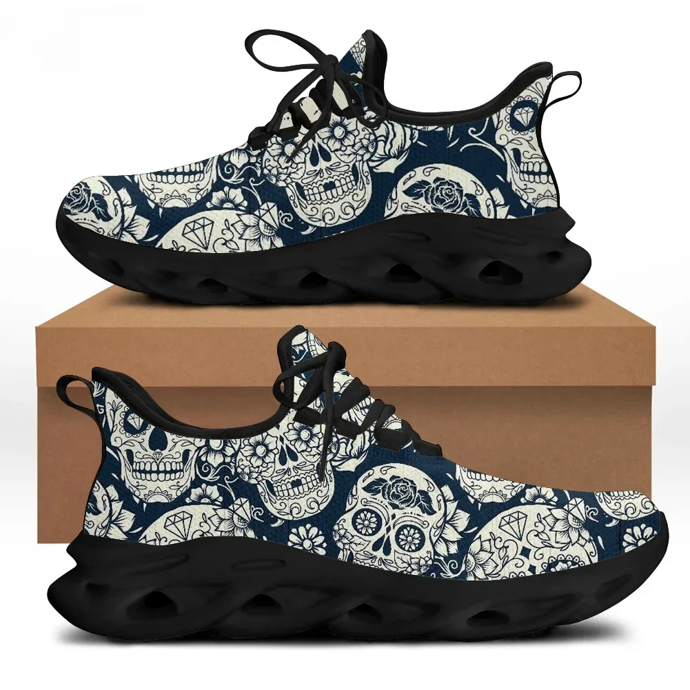 Classic Sugar Skull Printing Men Flats Sneakers Lace Up Shoes Brand Design Men's Breathable Casual Shoe Footwear
Classic Sugar Skull Printing Men Flats Sneakers Lace Up Shoes Brand Design Men's Breathable Casual Shoe Footwear