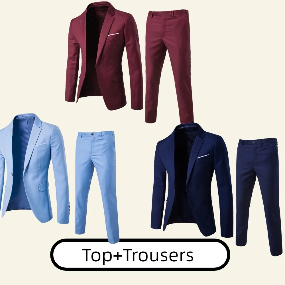 Мужской костюм, комплект из 2 предметов: приталенный деловой пиджак в корейском стиле для жениха и шафера
Мужской костюм, комплект из 2 предметов: приталенный деловой пиджак в корейском стиле для жениха и шафера