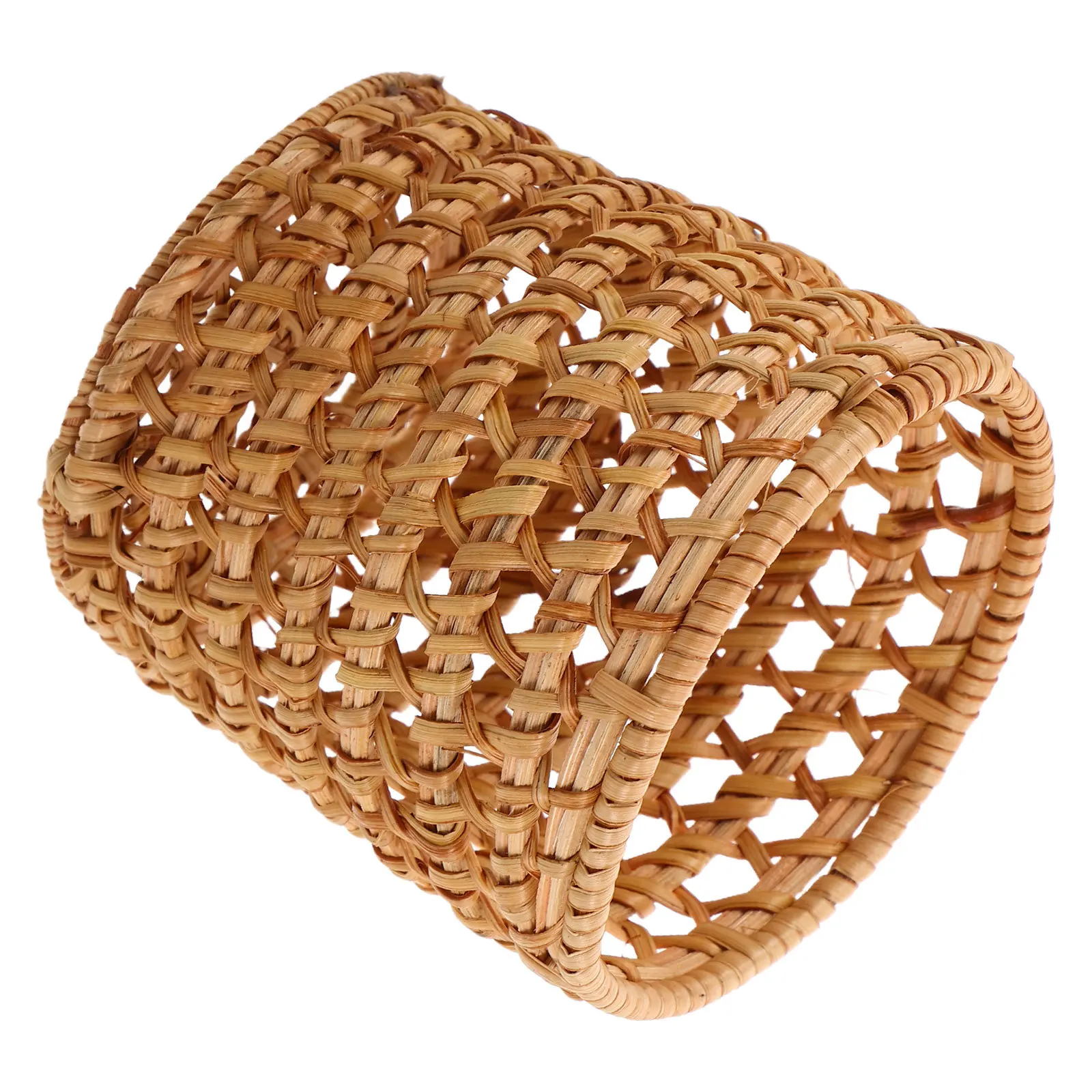 Handmade Rattan Pen Holder Cylindrical Desktop Organizer Makeup Brush Storage Tube Multifunctional Vintage Stationery Holder
Handmade Rattan Pen Holder Cylindrical Desktop Organizer Makeup Brush Storage Tube Multifunctional Vintage Stationery Holder