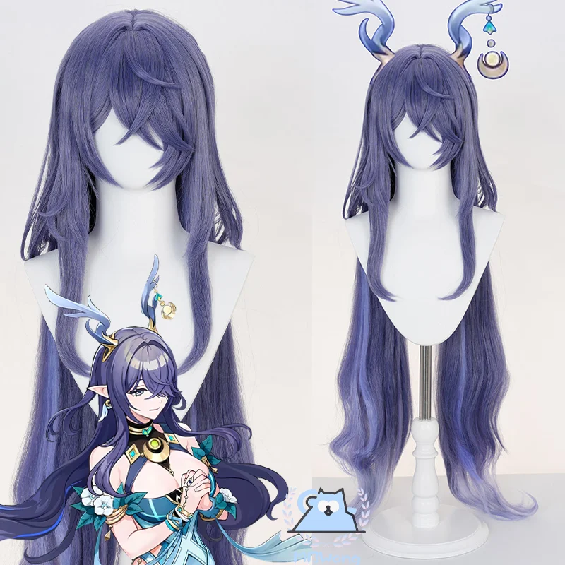 Game Genshin Impact Lauma Cosplay Wig Lauma Long Hair Bluish Violet Highlights Wig For Hallowmas Party Adult Women Men Props
Game Genshin Impact Lauma Cosplay Wig Lauma Long Hair Bluish Violet Highlights Wig For Hallowmas Party Adult Women Men Props
