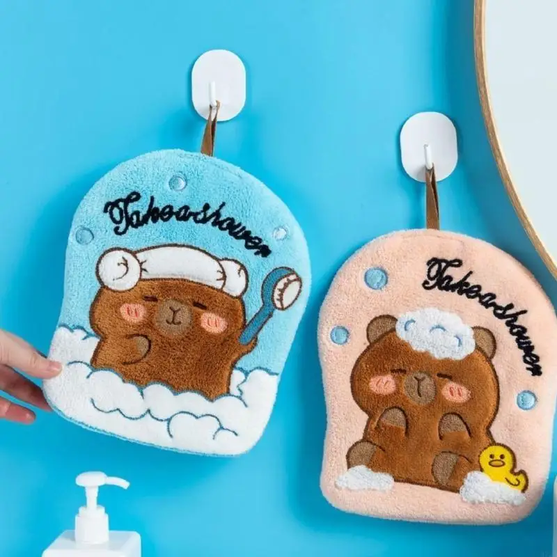 97QD Soft Capybara Hand Towel Hanging Towel Suitable for Kitchen or Bathroom Decors
97QD Soft Capybara Hand Towel Hanging Towel Suitable for Kitchen or Bathroom Decors