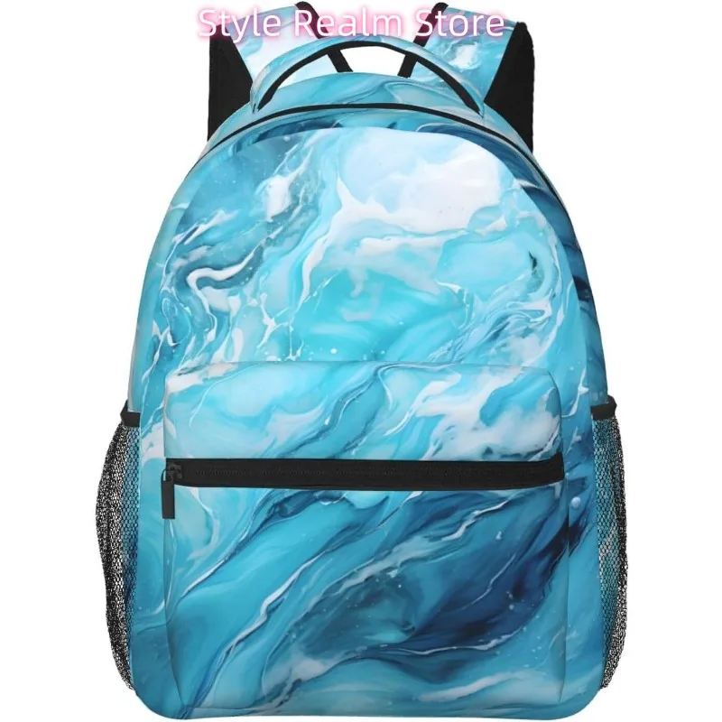 Сумка для ноутбука «Снова в школу», легкий рюкзак для ноутбука Blue Art Marble, легкий многоцелевой дорожный повседневный рюкзак унисекс Coll
Сумка для ноутбука «Снова в школу», легкий рюкзак для ноутбука Blue Art Marble, легкий многоцелевой дорожный повседневный рюкзак унисекс Coll