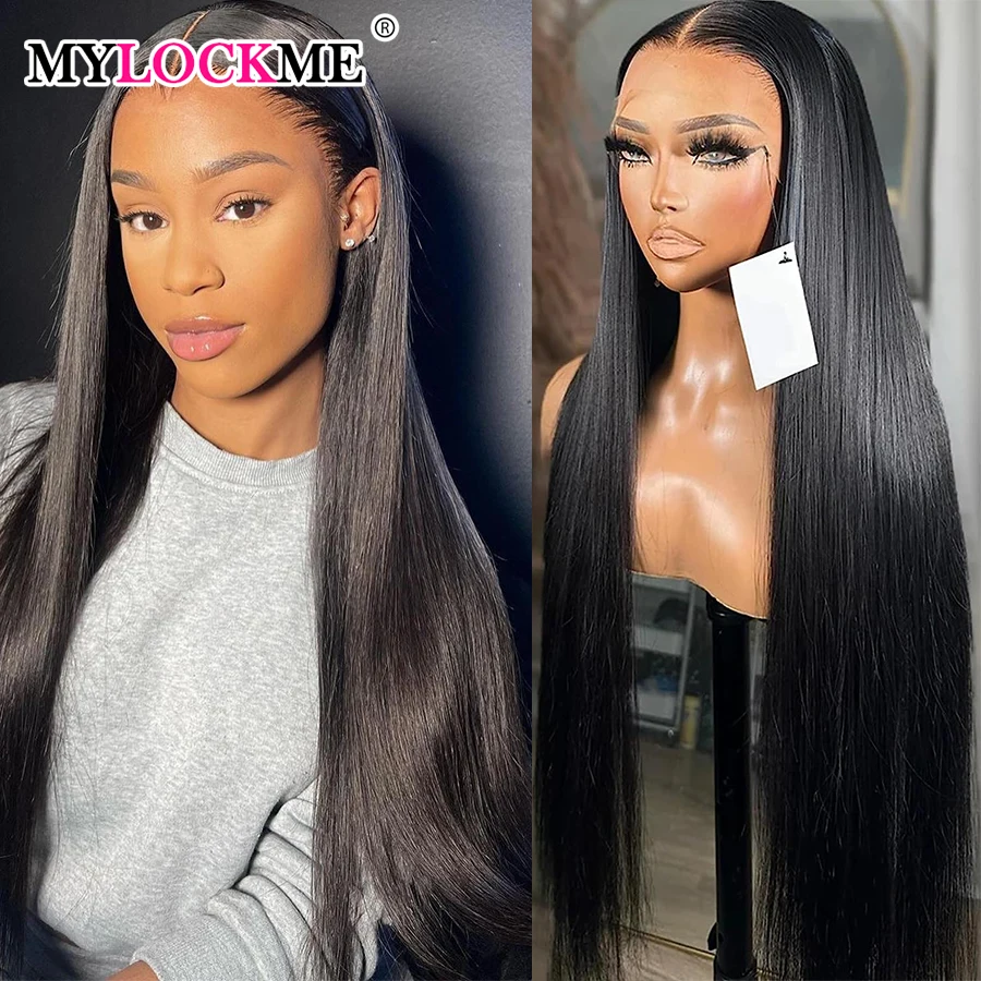 360 Lace Frontal Wig 180% 13x6 13x4 Straight Lace Front Wig Brazilian Human Hair Wigs For Black Women 13x4 Lace Wig MYLOCKME
360 Lace Frontal Wig 180% 13x6 13x4 Straight Lace Front Wig Brazilian Human Hair Wigs For Black Women 13x4 Lace Wig MYLOCKME