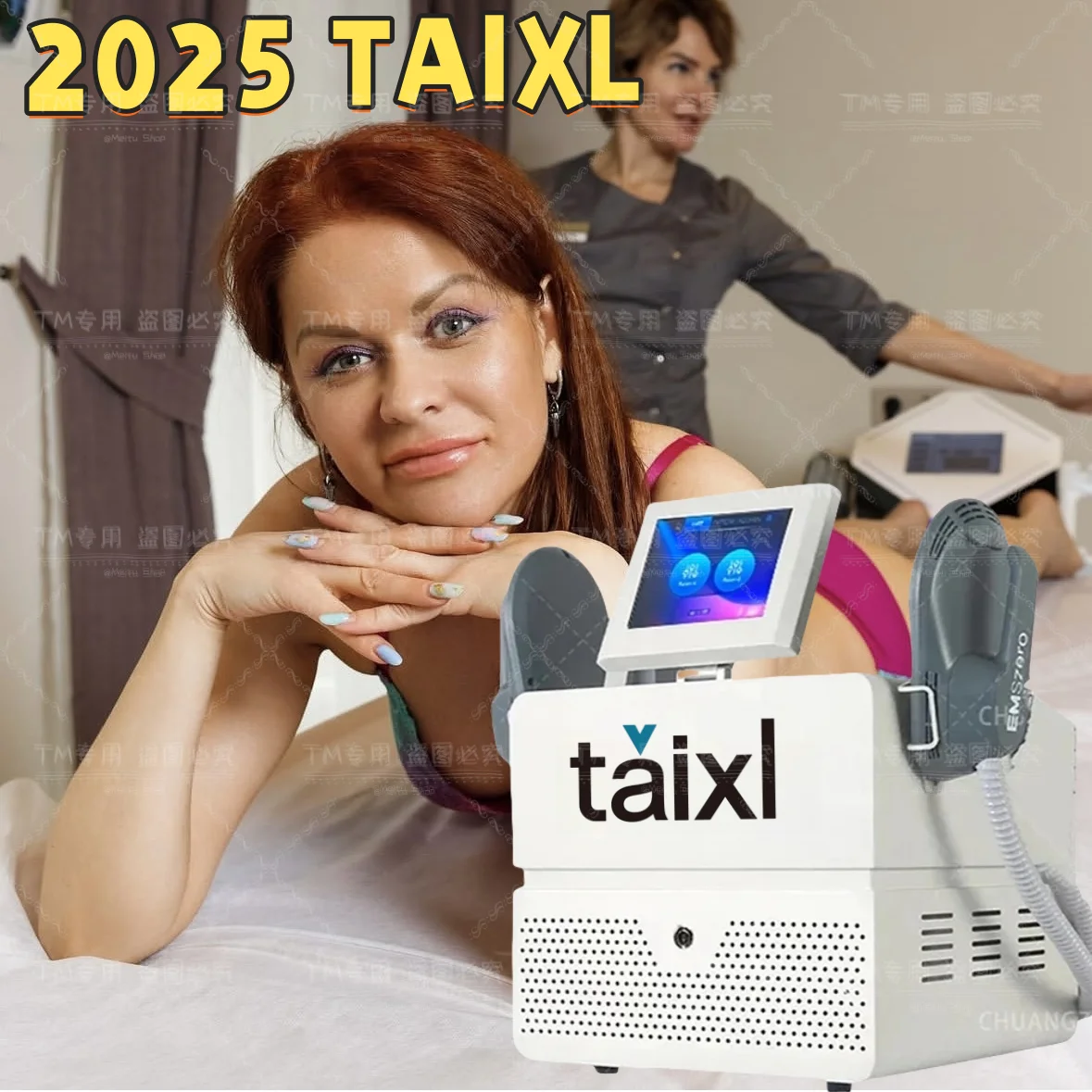 Машины TAIXL RF HI-EMT 6500 Вт Профессиональный скульптурный пояс с 5 ручками Тазовый пояс EMS Электромагнитная стимуляция для похудения
Машины TAIXL RF HI-EMT 6500 Вт Профессиональный скульптурный пояс с 5 ручками Тазовый пояс EMS Электромагнитная стимуляция для похудения