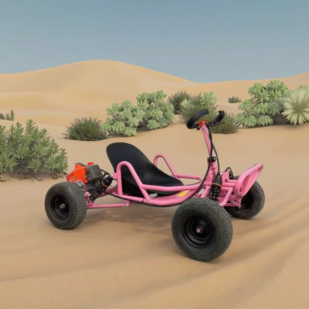 Hot Selling Outdoor 90cc Two-Stroke Gas-powered Chain Drive 6 Inch Wheels 3HP 35km/h Go Kart Adventure All-Terrain Perfect
Hot Selling Outdoor 90cc Two-Stroke Gas-powered Chain Drive 6 Inch Wheels 3HP 35km/h Go Kart Adventure All-Terrain Perfect