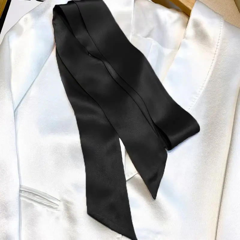 100% Pure 19MM Silk Ribbon Scarf 5x108CM Women Luxury Long Narrow Scarfs Soft Neck Tie Lady Skinny Scarves
100% Pure 19MM Silk Ribbon Scarf 5x108CM Women Luxury Long Narrow Scarfs Soft Neck Tie Lady Skinny Scarves