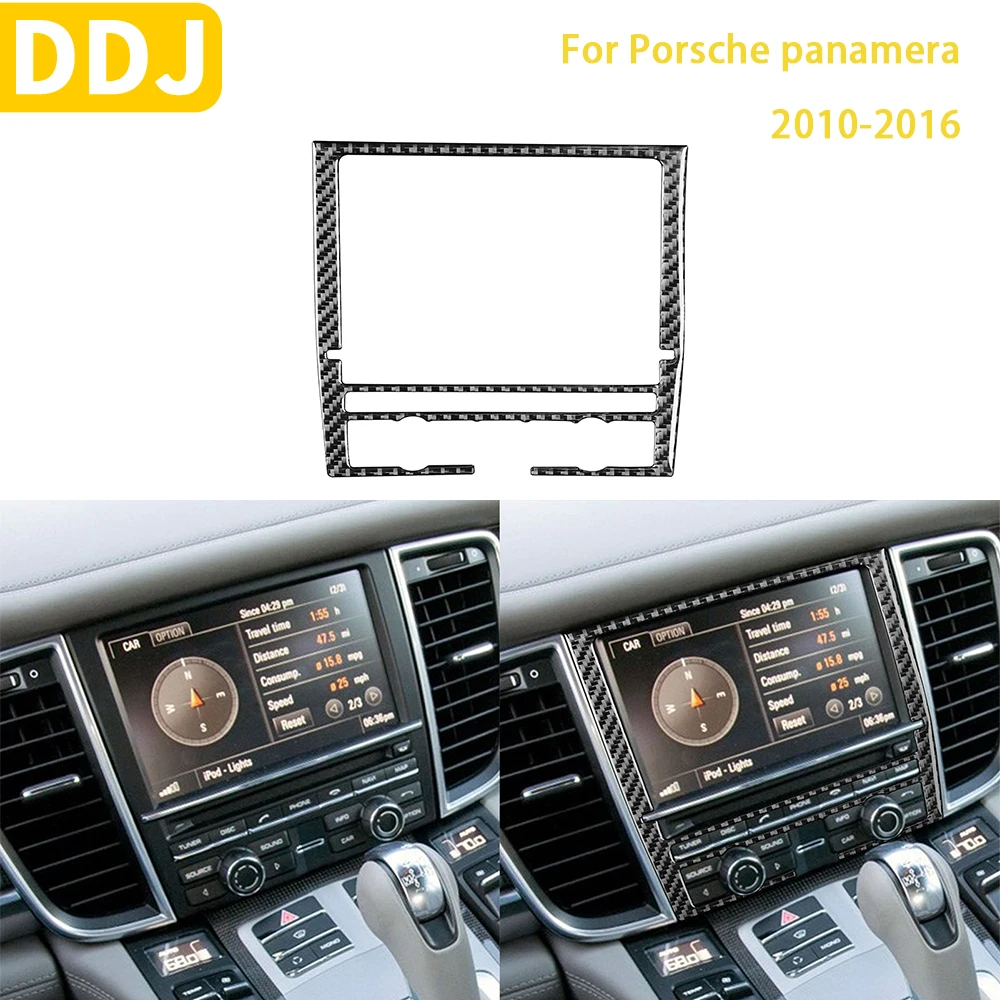 Аксессуары для Porsche Panamera 2010-2016, автомобильная наклейка из углеродного волокна для внутренней навигационной рамы экрана
Аксессуары для Porsche Panamera 2010-2016, автомобильная наклейка из углеродного волокна для внутренней навигационной рамы экрана