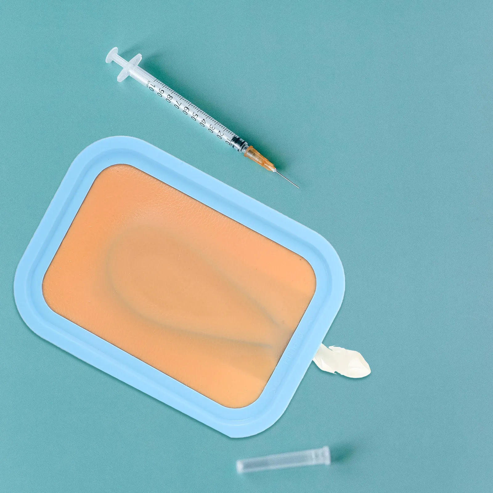 Силиконовая тренировочная подушечка-имитатор кожи для инъекций, внутривенного, внутримышечного и интрадермального введений, обучения медсестер и медицинских работников
Силиконовая тренировочная подушечка-имитатор кожи для инъекций, внутривенного, внутримышечного и интрадермального введений, обучения медсестер и медицинских работников