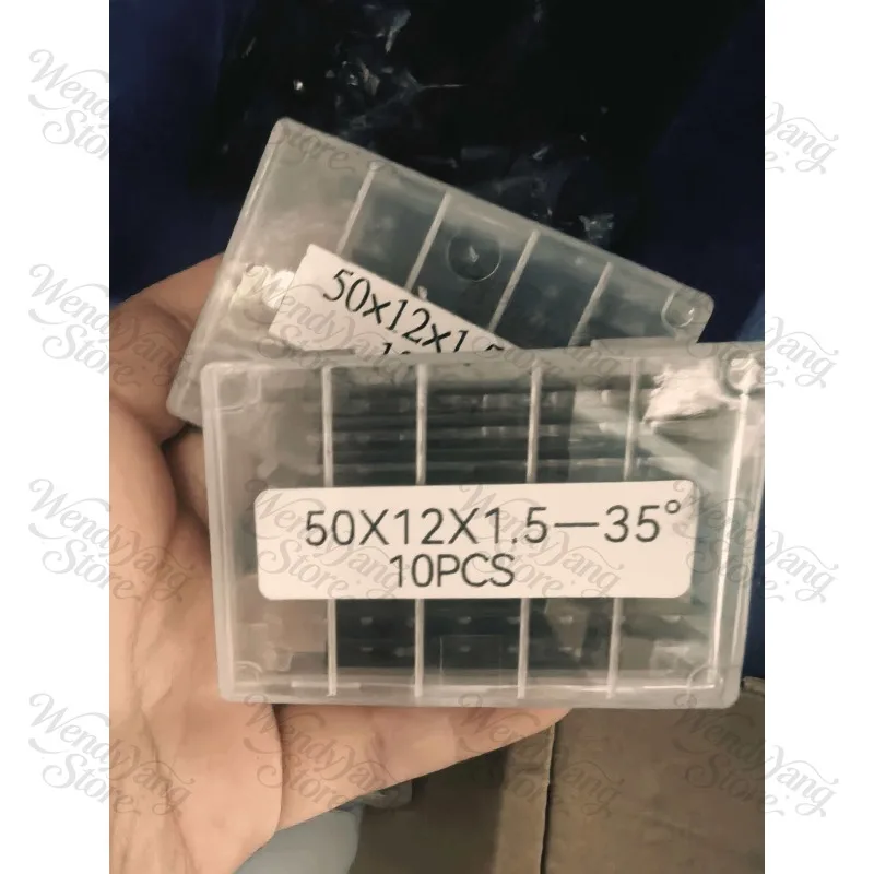 10pcs Solid Tungsten Carbide Square 50x 12 X1.5mm Carbide Inserts Cutter Blades Paint Scraper Blades Rectangle Double Edged
10pcs Solid Tungsten Carbide Square 50x 12 X1.5mm Carbide Inserts Cutter Blades Paint Scraper Blades Rectangle Double Edged
