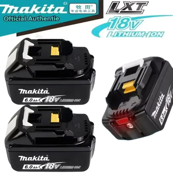 Аккумулятор Makita 18В 9Ач/6Ач/5Ач литий-ионный BL1860B, совместимый с Makita DTD152, DTD151, DTD152Z, DTD151Z
Аккумулятор Makita 18В 9Ач/6Ач/5Ач литий-ионный BL1860B, совместимый с Makita DTD152, DTD151, DTD152Z, DTD151Z