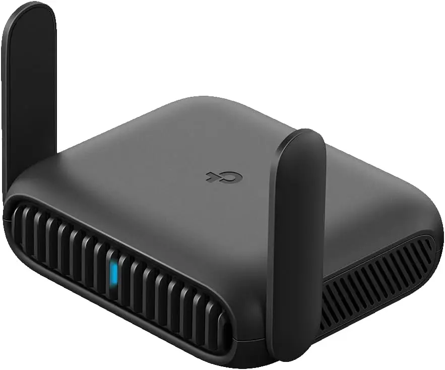 Портативный Wi-Fi 6 роутер AX1500 для путешествий, двухдиапазонный | Безопасное обменное использование общественного Wi-Fi | Одобрен для использования в отелях, автодомах и путешествиях | USB C 3.0
Портативный Wi-Fi 6 роутер AX1500 для путешествий, двухдиапазонный | Безопасное обменное использование общественного Wi-Fi | Одобрен для использования в отелях, автодомах и путешествиях | USB C 3.0
