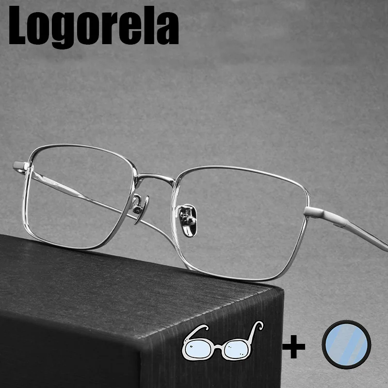 Logorela LEX1907 Titanium Glasses Frame Men Prescription Eyeglasses Vintage Square Spectacles Myopia Optical Frames Eyewear
Logorela LEX1907 Titanium Glasses Frame Men Prescription Eyeglasses Vintage Square Spectacles Myopia Optical Frames Eyewear
