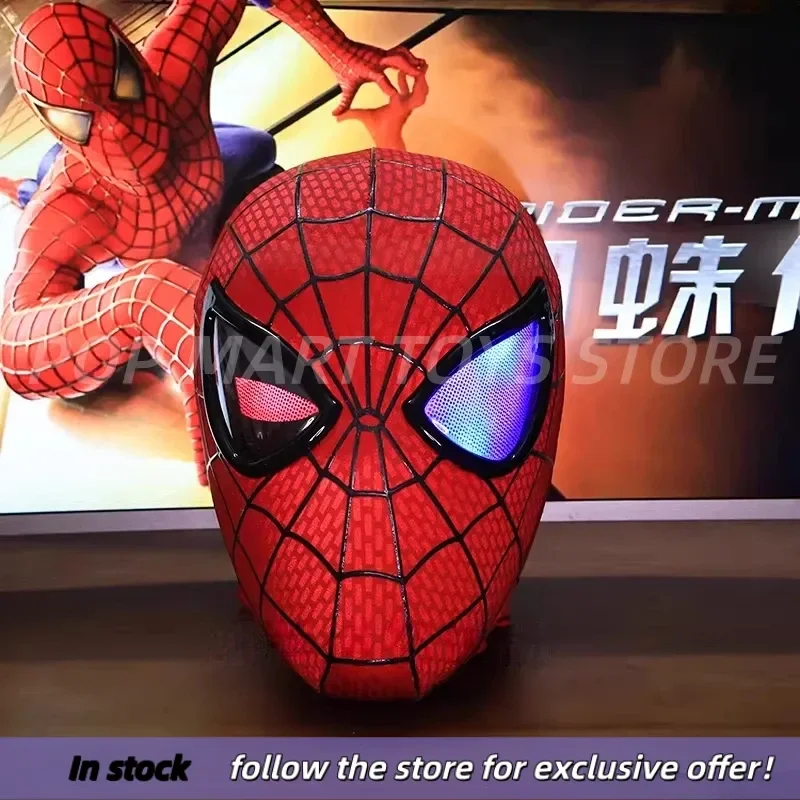 In Stock Spider-Man Mask Manual Electric Movable Eyes Funny Cosplay Prop For Halloween Party Boyfriend Cosplayers Gift
In Stock Spider-Man Mask Manual Electric Movable Eyes Funny Cosplay Prop For Halloween Party Boyfriend Cosplayers Gift