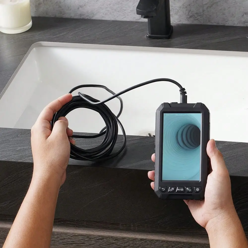 Camera With Light, Triple Lens Industrial Borescope, 5 Screen 1080P Inspection Camera, 8 2 Lights, IP67 Waterproof Snake Camera
Camera With Light, Triple Lens Industrial Borescope, 5 Screen 1080P Inspection Camera, 8 2 Lights, IP67 Waterproof Snake Camera