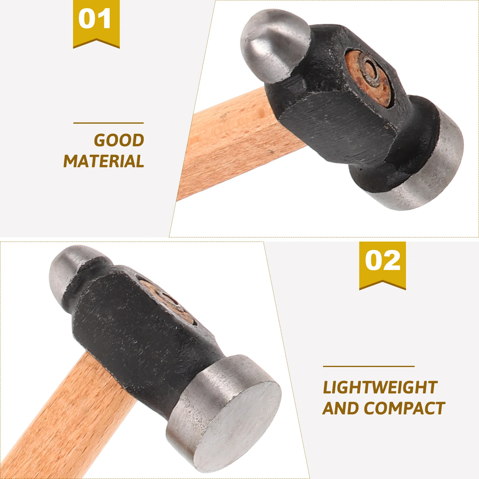 Wooden Handle Hammer For Furniture Installation Ergonomic Long Handle Woodworking Mallet Round Head Hammer Home Decoration Tool
Wooden Handle Hammer For Furniture Installation Ergonomic Long Handle Woodworking Mallet Round Head Hammer Home Decoration Tool
