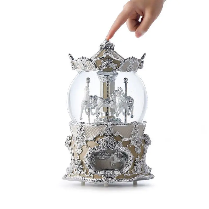 High-end gifts, new king carousel, crystal ball music box, music box, birthday gifts for girls and classmates
High-end gifts, new king carousel, crystal ball music box, music box, birthday gifts for girls and classmates