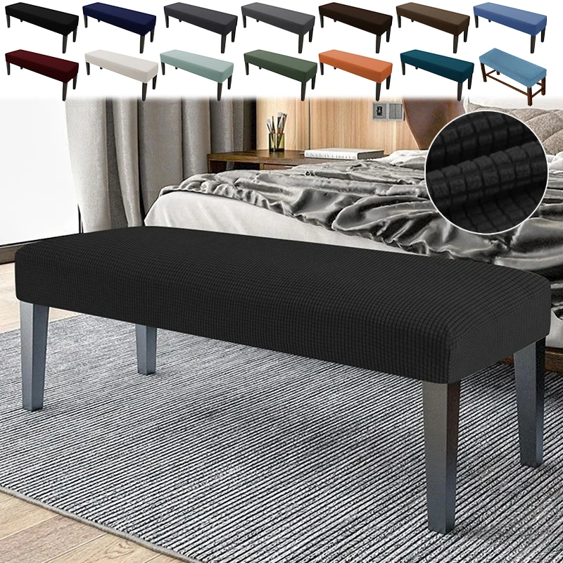 1PC Stretch Jacquard Long Stool Cover Piano Stool Cover AntiDust Removable Furniture Protector for Bedroom Home Hotel Decor의자 커버
1PC Stretch Jacquard Long Stool Cover Piano Stool Cover AntiDust Removable Furniture Protector for Bedroom Home Hotel Decor의자 커버