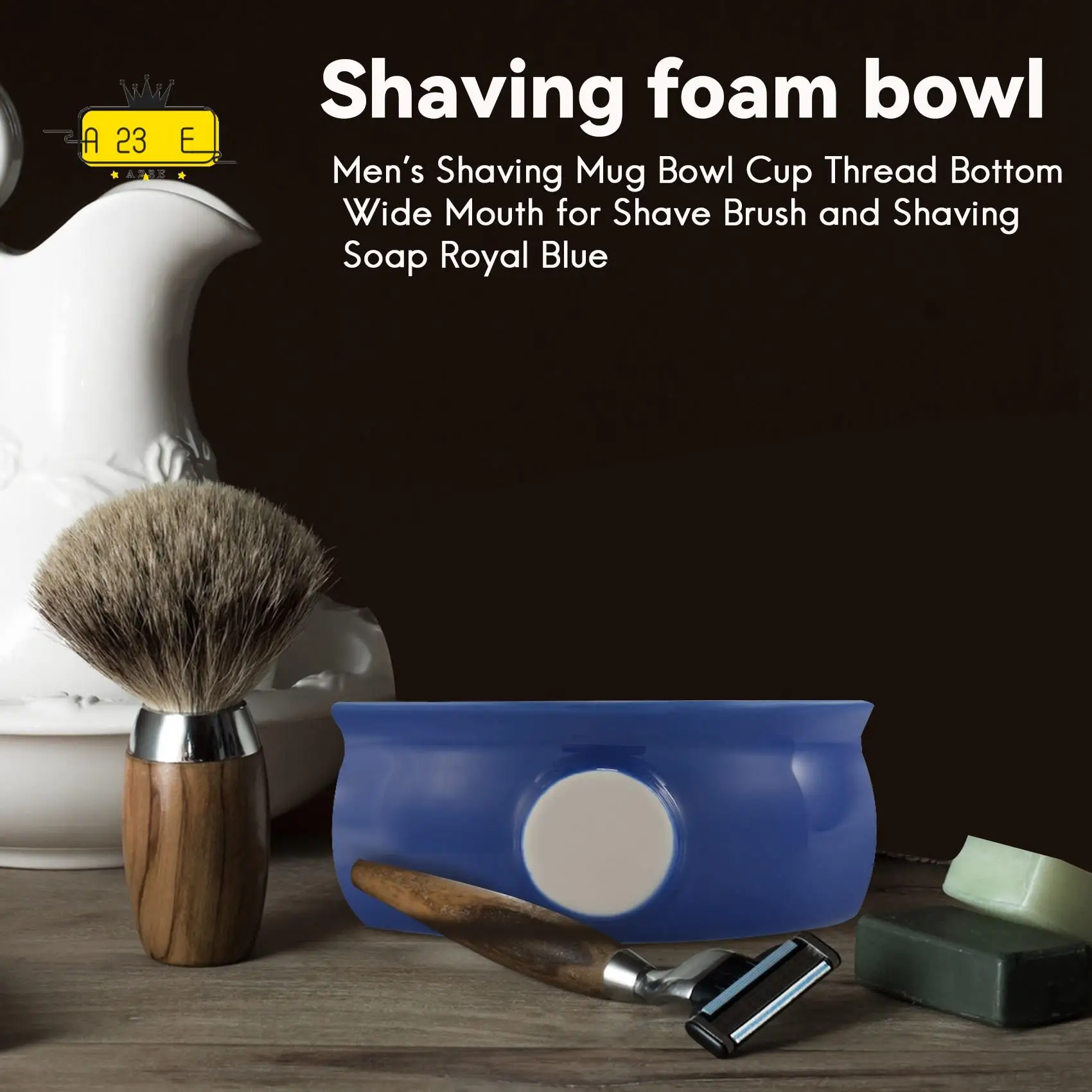 A23E- Men's Shaving Mug Bowl Cup Thread Bottom Wide Mouth For Shave Brush And Shaving Soap
A23E- Men's Shaving Mug Bowl Cup Thread Bottom Wide Mouth For Shave Brush And Shaving Soap