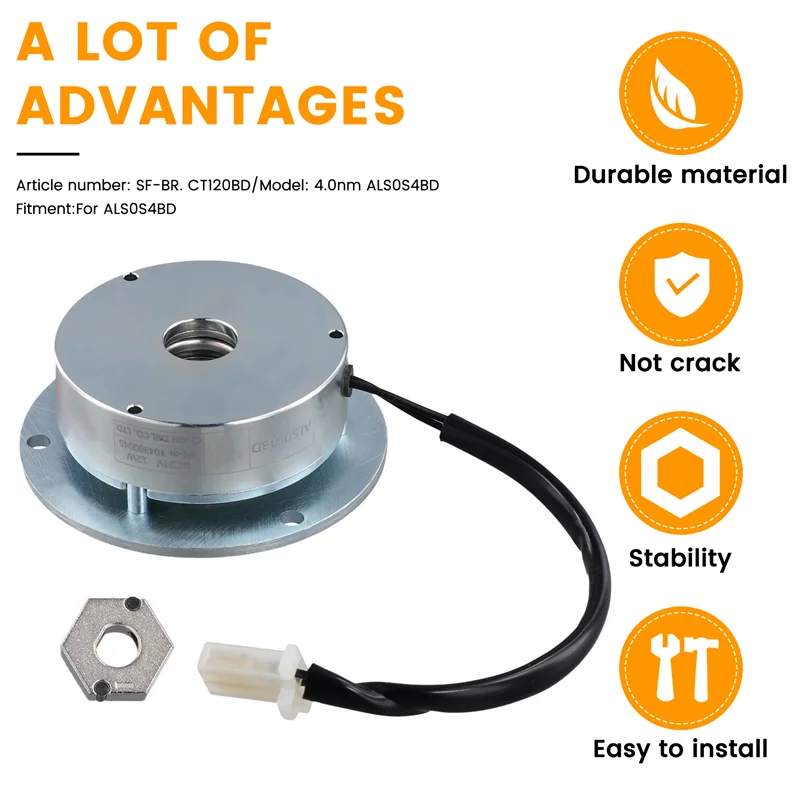 24V 12W 4.0Nm Mobility Scooter Brake Assembly Wheelchair Electromagnetic Brake For China Taiwan Qian Dai ALS0S4BD
24V 12W 4.0Nm Mobility Scooter Brake Assembly Wheelchair Electromagnetic Brake For China Taiwan Qian Dai ALS0S4BD