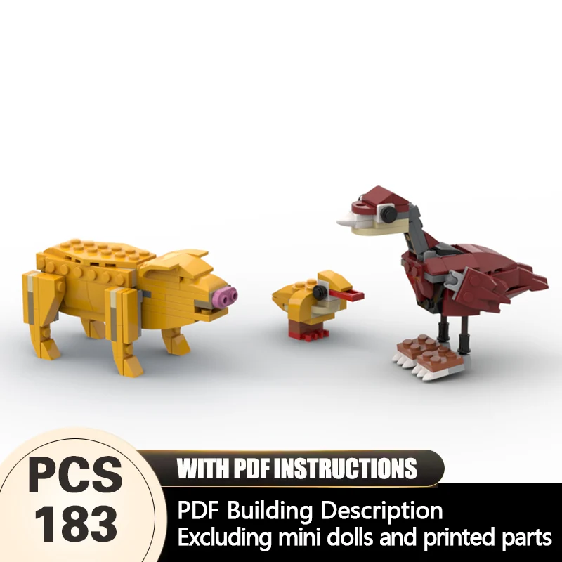 Creators Animal Series Model MOC Building Bricks Cute Farm Animal Modular Technology Gifts Holiday Assemble Children Toys Suit
Creators Animal Series Model MOC Building Bricks Cute Farm Animal Modular Technology Gifts Holiday Assemble Children Toys Suit