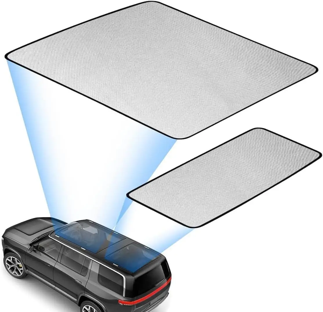 Foldable Glass Roof Sunshade for R1S SUV 2022-2026, Top Window Sun Shield Cover Blocks UV Rays and Heat Insulation
Foldable Glass Roof Sunshade for R1S SUV 2022-2026, Top Window Sun Shield Cover Blocks UV Rays and Heat Insulation